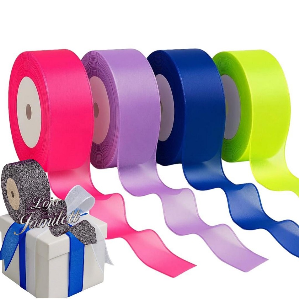 Fita de Organza Nº9 | Disponível em 10m ou 20m | 38mm de largura | Qualidade em Oferta na Shopee