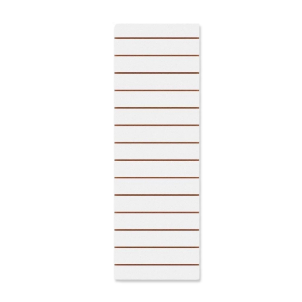 Placa MDF Canaletado Branco 60x180 - Durabilidade e Design Prático