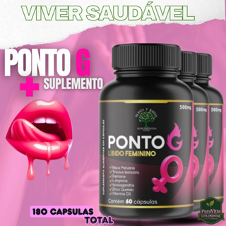 PONTO.G + SUPLEMENTO 100% NATURAL 500Mg em Oferta na Shopee