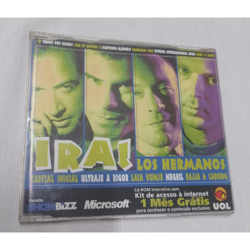 CD Revista Showbizz - Ira!, Los Hermanos, Capital Inicial, Ultraje A Rigor, Laia Vunje, Negril, Rajja & Cabong ( 27519 )