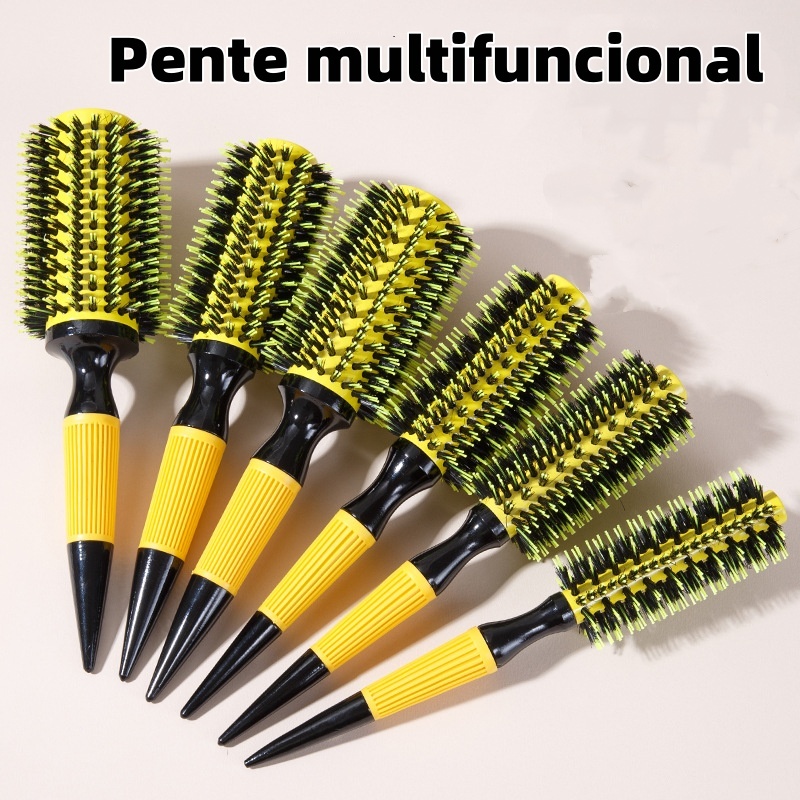 Kit 2/3/5 pc Escovas Profissionais De Cabelo Cerdas em Oferta na Shopee