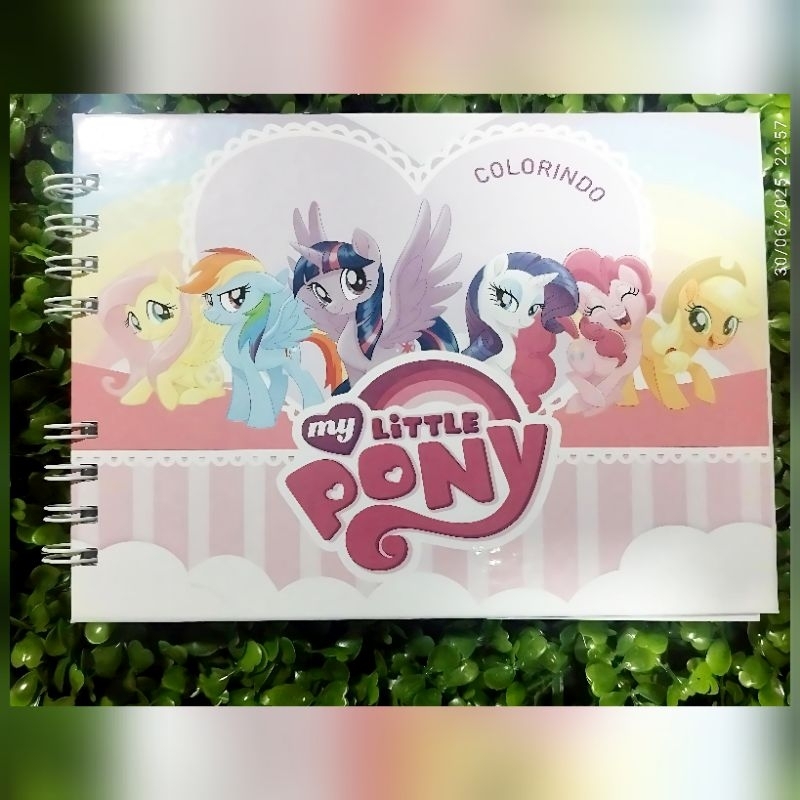Livro de Colorir MY LITTLE PONY -  50 desenhos - Papel 120g - Capa Dura