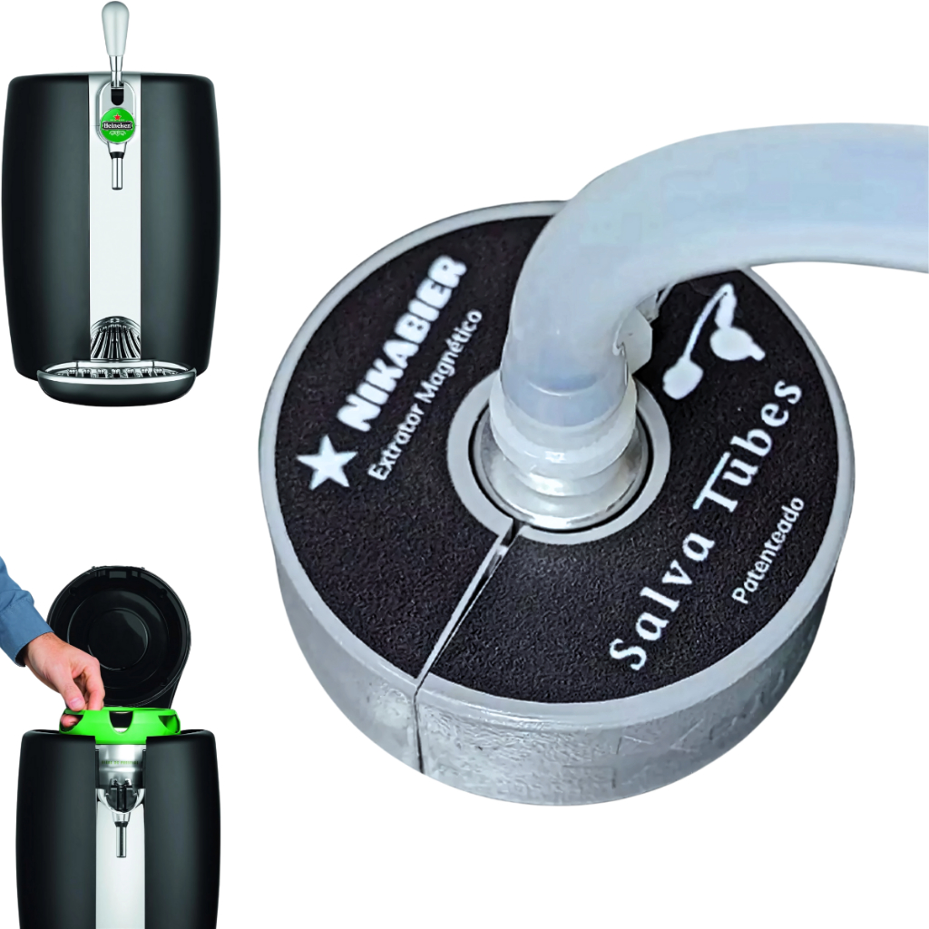 Kit Salva Tubes Nikabier - Chopeira Heineken Beertender Memo em Oferta na Shopee