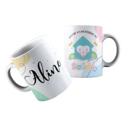 Caneca Personalizada p/ agente de saude