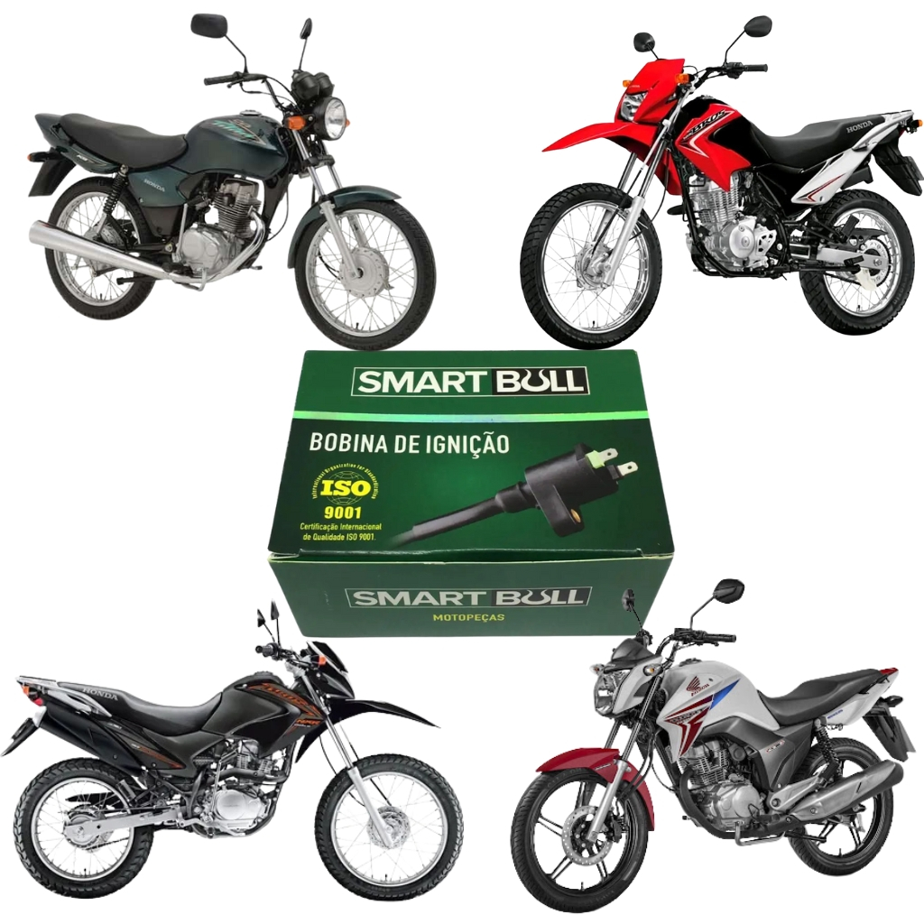 Bobina de Ignição Honda Titan / Bros 150 2003 a 2008 Smart Fox em Oferta na Shopee