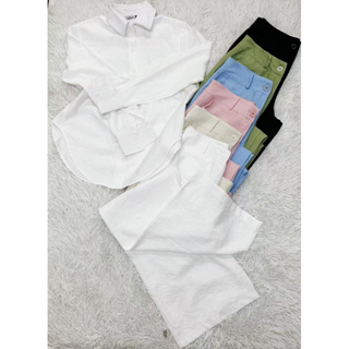 Camisa calças conjunto em Oferta na Shopee