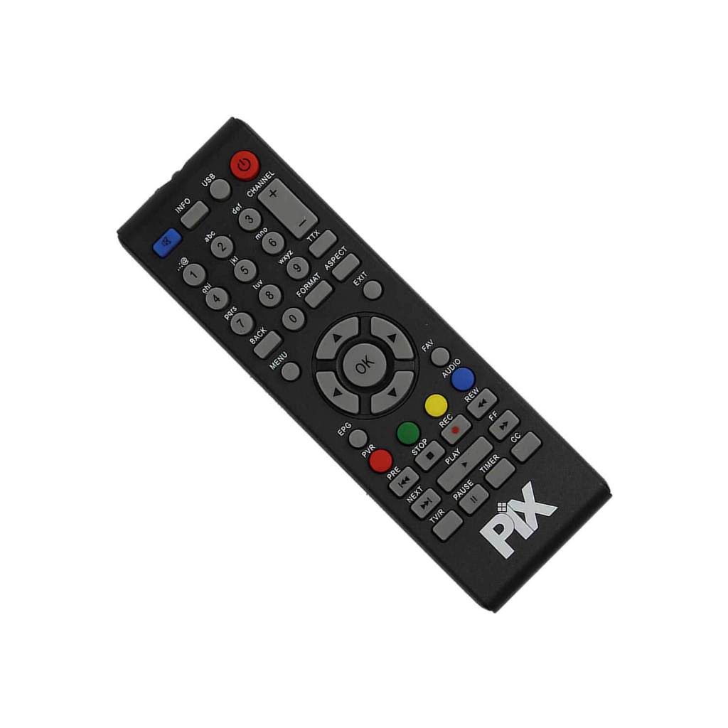 Controle Remoto Conversor Receptor Tv Digital Pix 4g Max