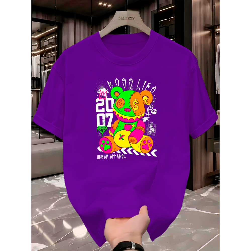 Camiseta Feminina Masculina Oversized Streetwear Unissex Despojada Estampa Moderna 100% Algodão