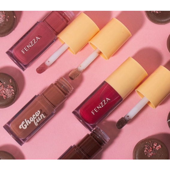 Gloss Labial Tint Cream Choco Fun-Fenzza e ChocoLips Dapop Lip Gloss Luisance e Lip Confort Mahav