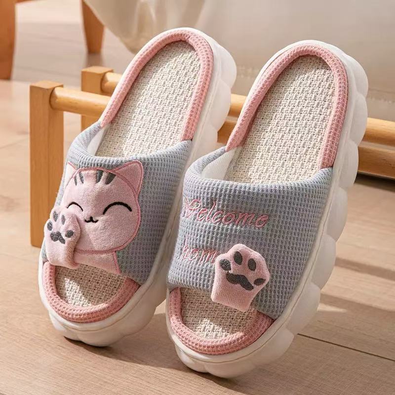 Pantufa 3D Unissex Premium Modelo Gato | Super Macia, Confortável e Quentinha | Antiderrapante | Presente Perfeito