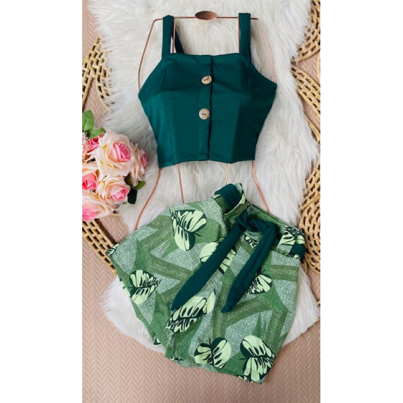 Conjunto Verde Deluxe (34-56) Modinha e Plus Size Hoje! conjunto feminino promoção em Oferta na Shopee