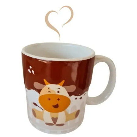 Caneca Oxford Lacreme Vaquinha Cremilda Cacau Show - 350ml