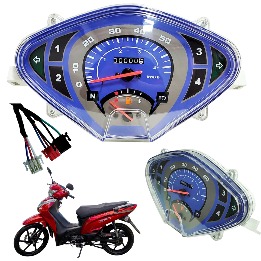 Painel Completo Shineray Jet 50 Com Hodometro Mod Original em Oferta na Shopee