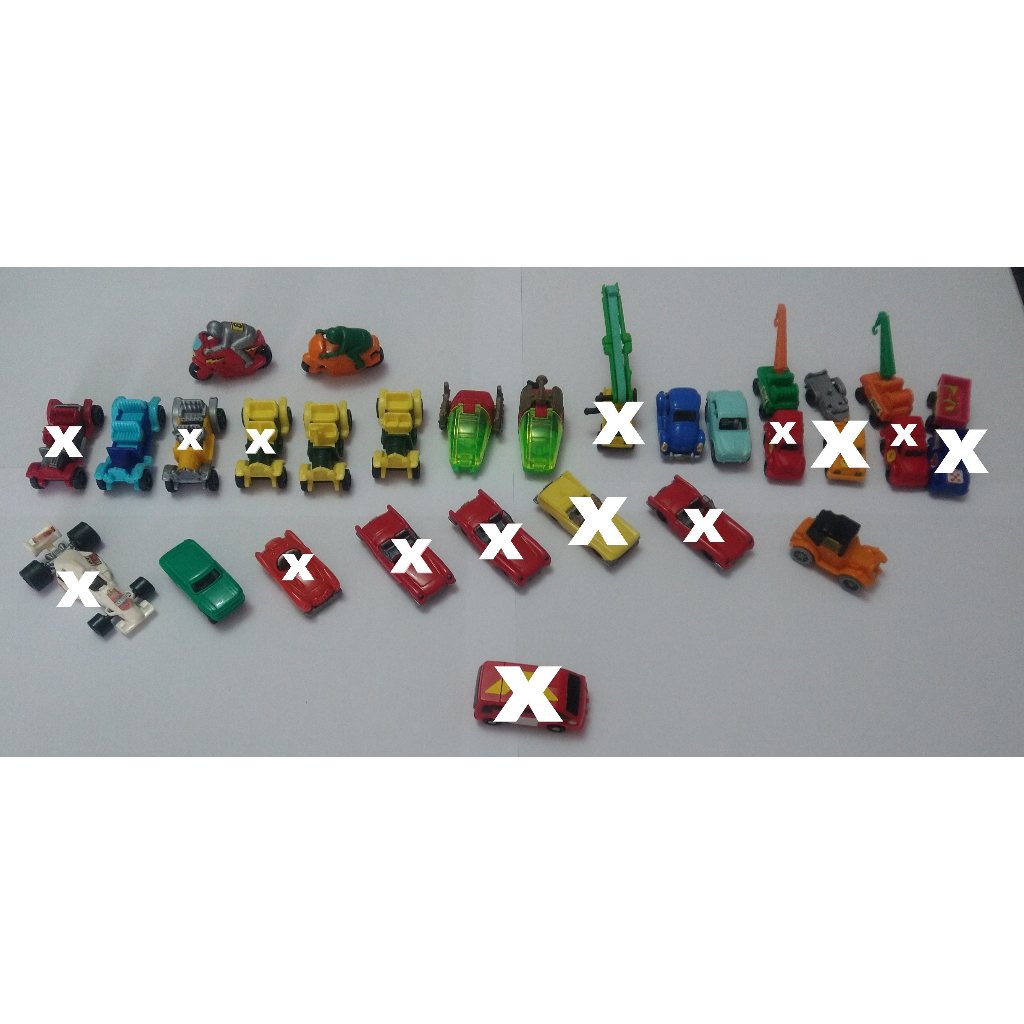 Brinquedos Coleção Kinder Ovo Carros Carrinhos Moto Calhambeque Desapego (unidade)