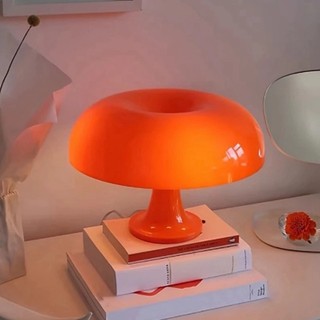 Abajur de Led Cogumelo Luminária Retrô USB para Estudo Quarto Sala Decoração Vintage