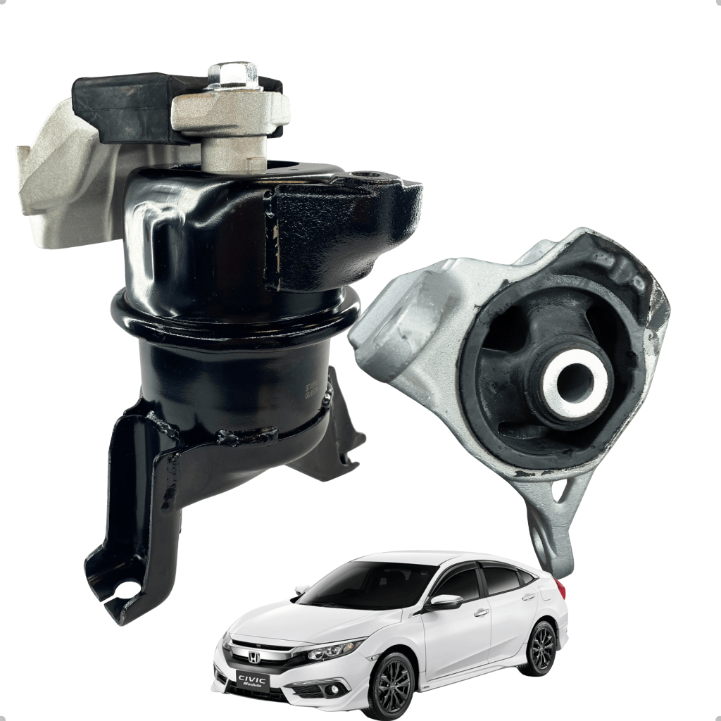 Kit 2 Coxim do Motor Lado Esquerdo Honda New Civic 1.8 2.0 2012 2013 2014 2015 2016