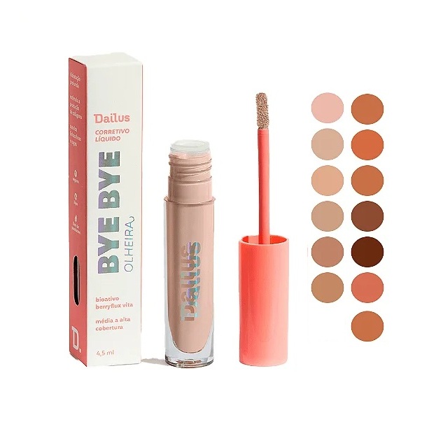 Dailus Corretivo Líquido Bye Bye Olheira 4,5ml em Oferta na Shopee