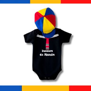 Body Bebê Kiko+Boina Temático Mesversario em Oferta na Shopee