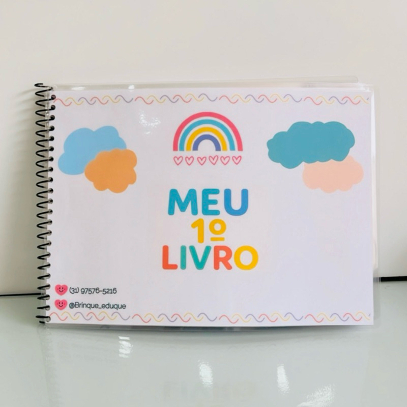 Meu 1º livro - Atividades de letras, números, formas, cores, frutas e animais