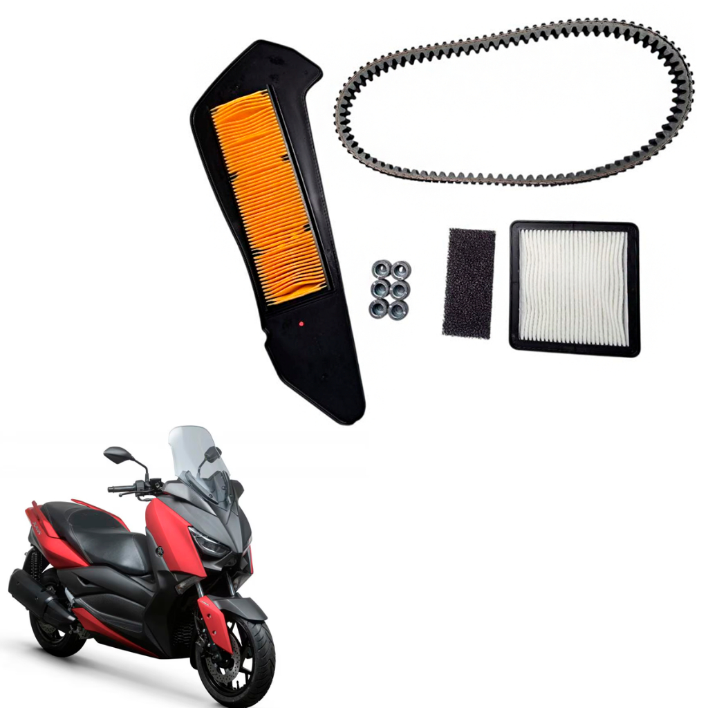 Filtro De Ar E Filtro Cvt Correia Rolete Yamaha Xmax 250 original
