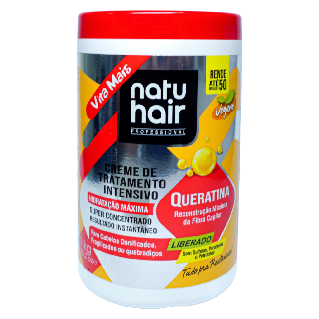 Creme de Tratamento Intensivo Queratina 1kg em Oferta na Shopee