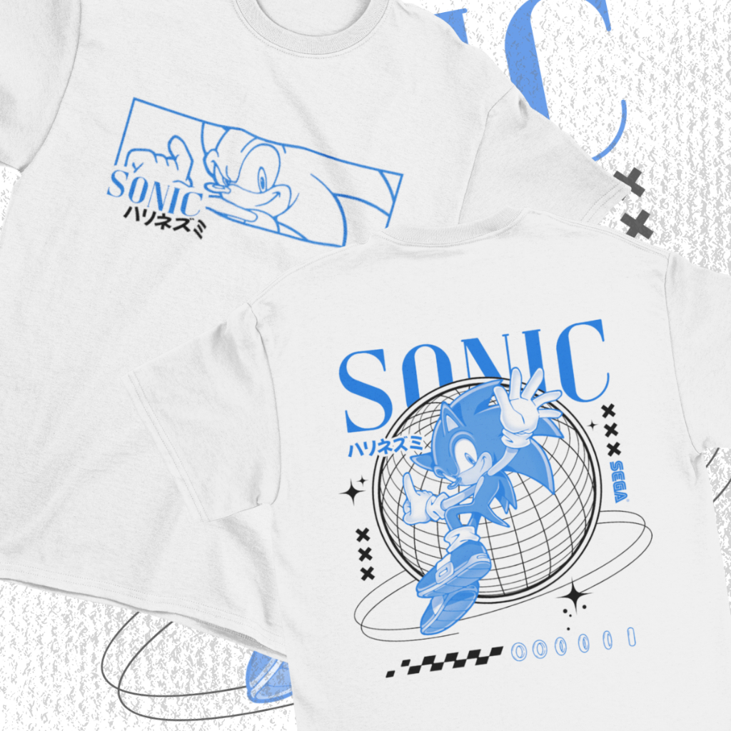 Camiseta Infantil Estampada Sonic Desenho Video Game Shadow Camisa Juvenil Em Algodão Dia Das Crianças