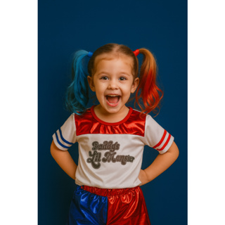 FANTASIA INFANTIL FESTAS ANIVERSARIOS ALERQUINA LUXO - PARA AS MENINAS em Oferta na Shopee