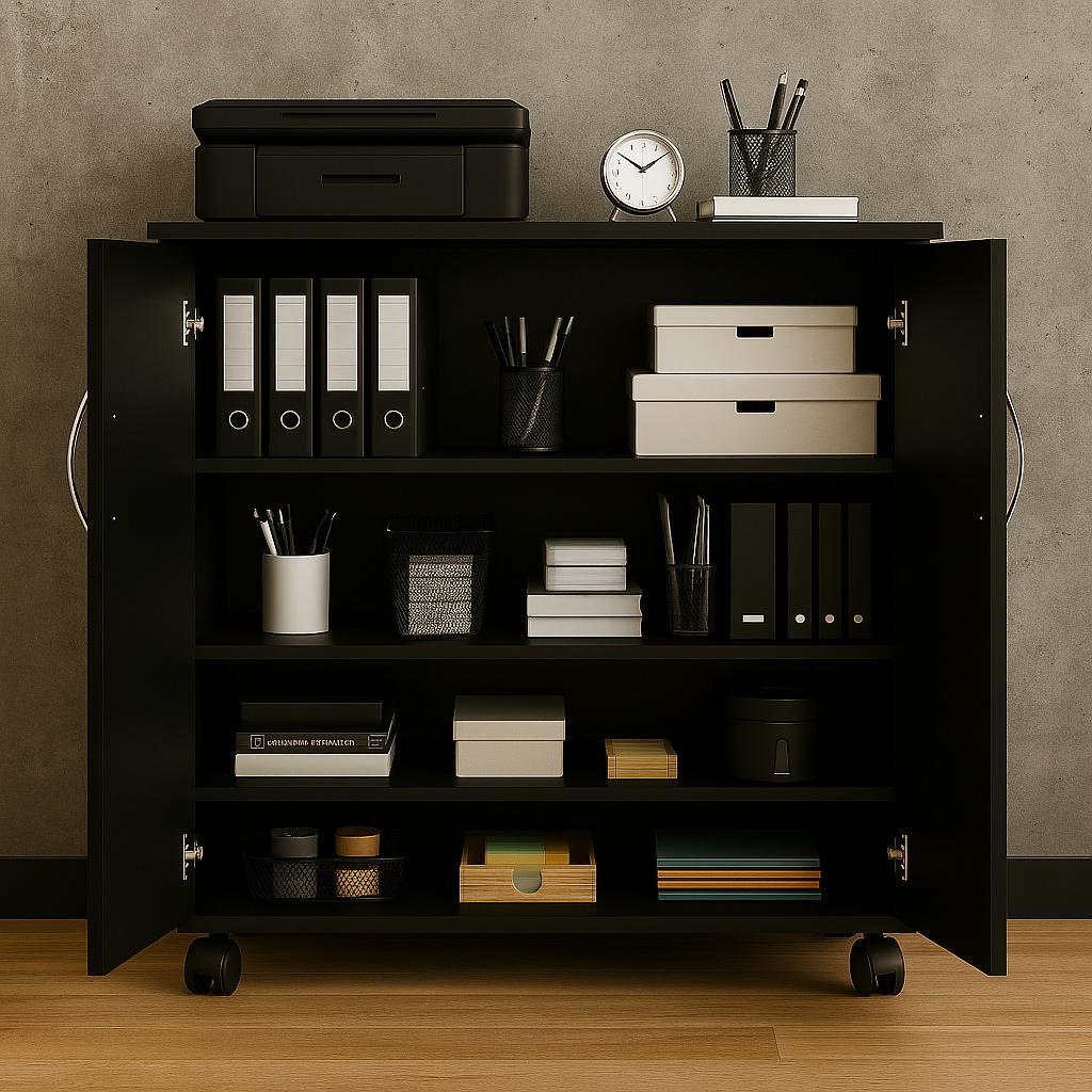 Armário Multiuso Sapateira ClickForte Para Escritório Cozinha Lavanderia 2 Portas em Oferta na Shopee