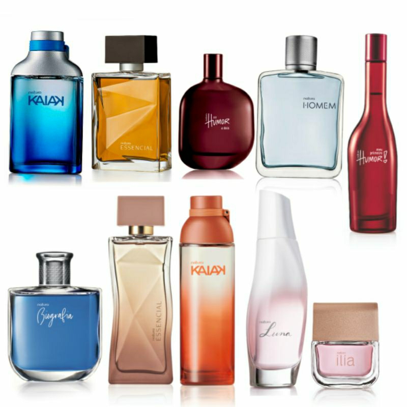Perfumes Natura Masculino e Feminino (Kaiak, Essencial, Humor, Luna, Homem, Ilia, Biografia e Outros) Escolha o Seu