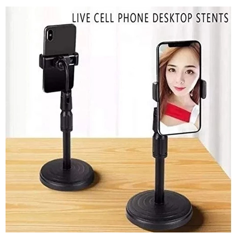 Suporte Tripé Para Mesa Celular Mini Pedestal Ajustável 360°-byb
