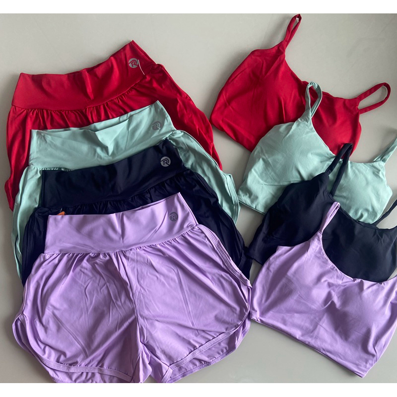 Conjunto Short Duplo Rota D'Agua Academia Fitness
