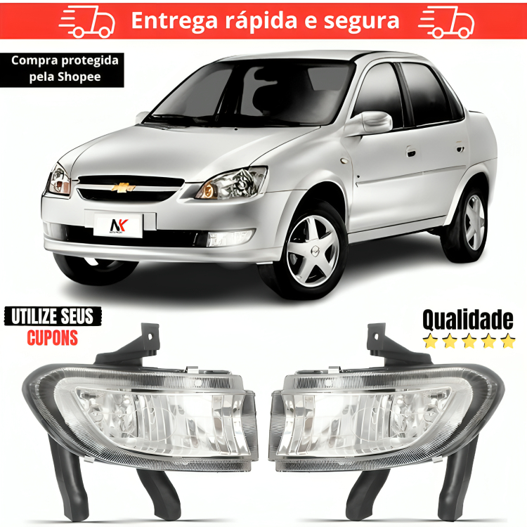 Farol Milha Corsa Classic 2011 2012 2013 2014 2015 2016 Farol Auxiliar Farolete em Oferta na Shopee