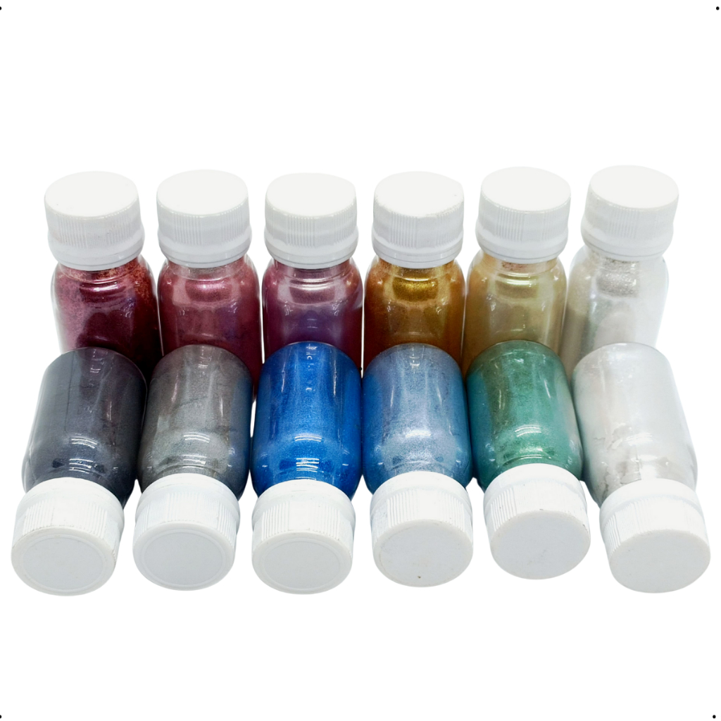 Pigmento para Resina Epóxi | Velas | Cosméticos - Mica EARIS Perolado | NATURAL em Oferta na Shopee