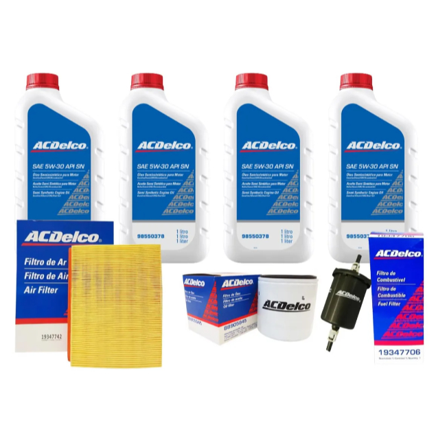 Kit Troca De Óleo 5w30 Semi  E Filtros Classic/agile Acdelco/gm em Oferta na Shopee