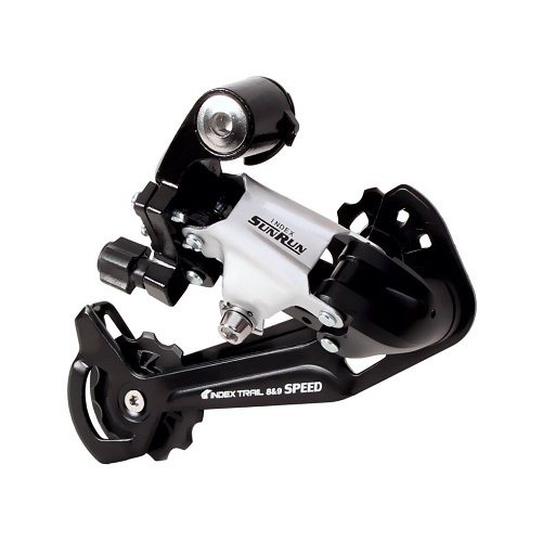 Câmbio Traseiro 9V Sunrun 43D Cage Longo MegaRange em Oferta na Shopee