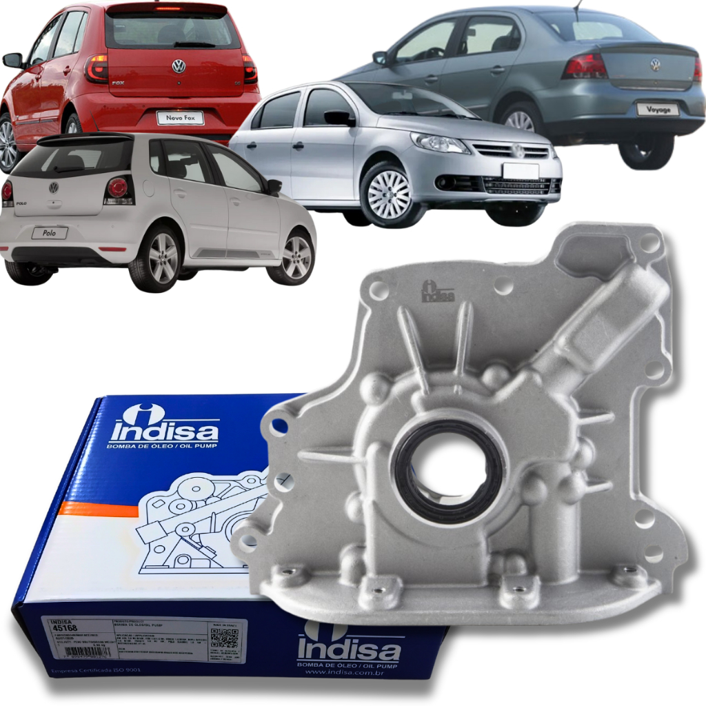 Bomba de Óleo Vw Ea111 1.6 8/16v Gol Fox Voyage Polo Indisa em Oferta na Shopee