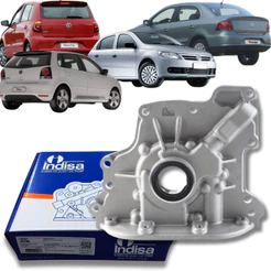 Bomba de Óleo Vw Mi At 1.0 1.6 8/16v Fox Gol Polo Indisa