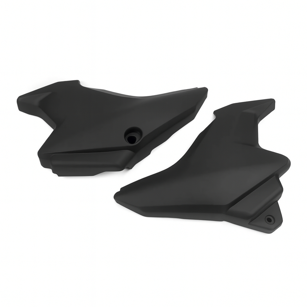 Tampa Lateral Ybr 125 Factor 2009 A 2012 CINZA PRETO INJETADO