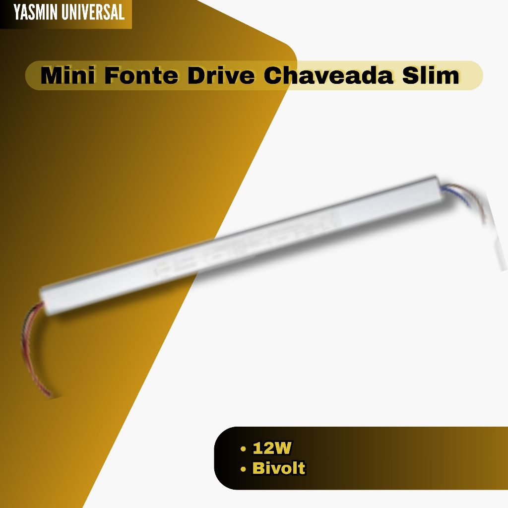 Mini Fonte Drive Chaveada Slim  12v 3a/5a/7a/10a Bivolt para fita de led