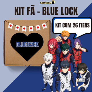 KIT FÃ Blue Lock - Bottons, Broche, Chaveiro, Ímã, Mini fotos (Anime) em Oferta na Shopee