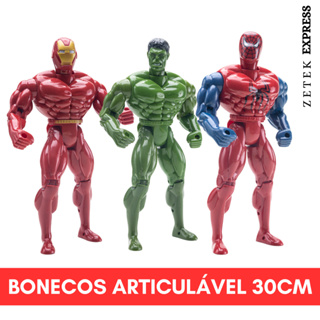Bonecos Herois 30cm Articulaveis Personagem Brinquedo Infantil Criança Presente Brincar em Oferta na Shopee