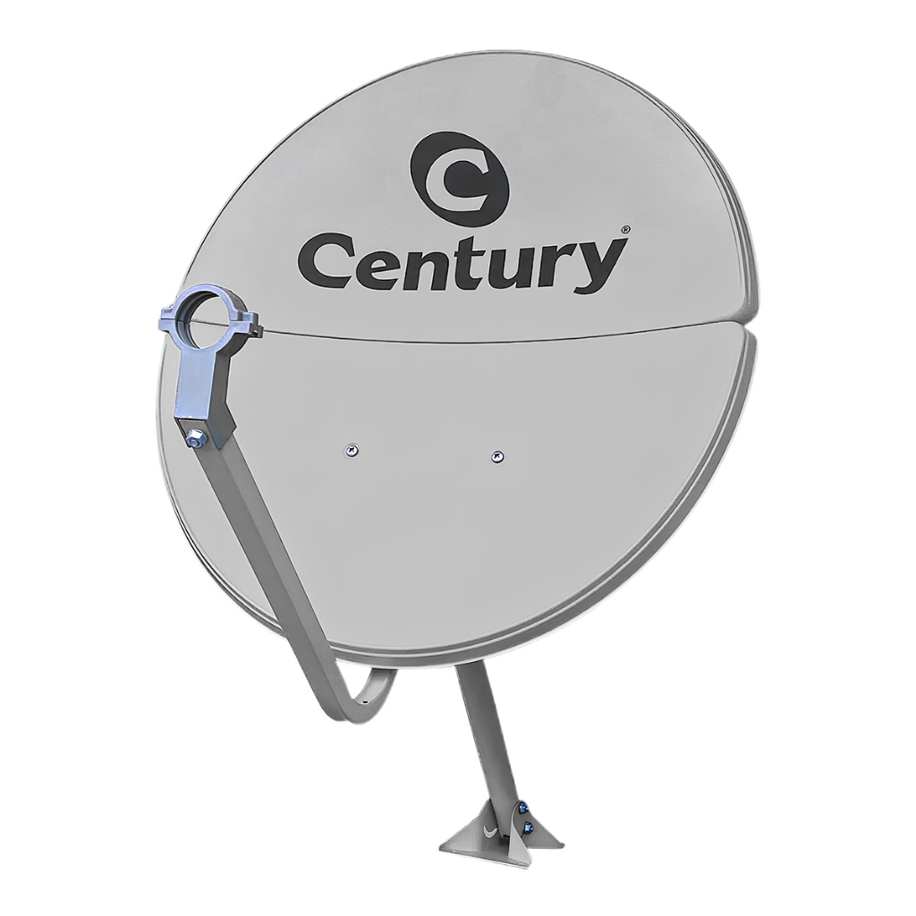 Antena Bipartida Century Parabólica Digital Banda Ku 60cm Cinza, Avulsa