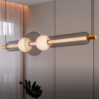 Luminária Pendente Moderna Auréola Estilo Nórdico com Globo Multicolor Gold Decorativa Bivolt em Oferta na Shopee