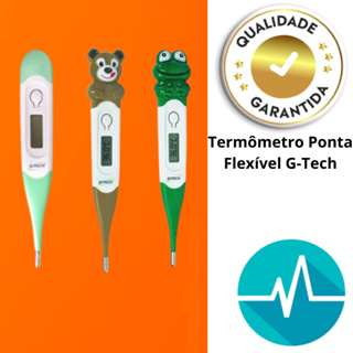 Termômetro Clínico Digital Com Ponta Flexível Bip Sonoro Modelo TH400 em Oferta na Shopee