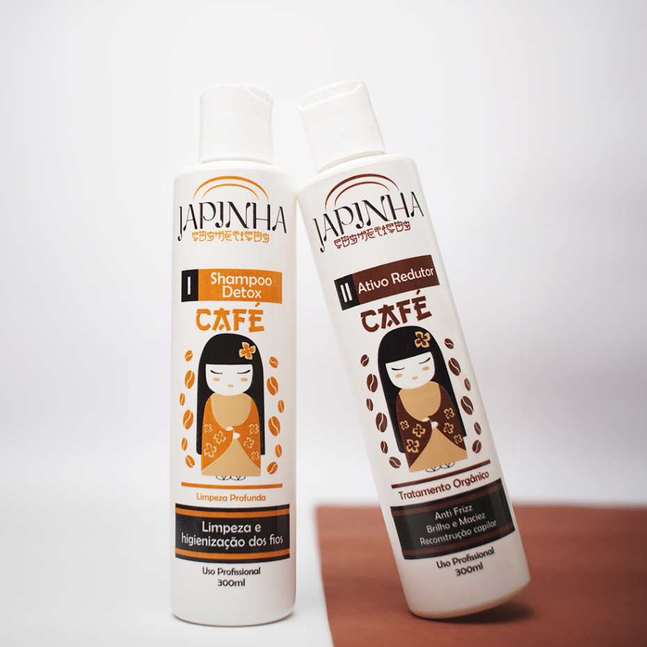 🤎 Kit Japinha Ativo Redutor de Café 300ml | Japinha Cosméticos ⛩️