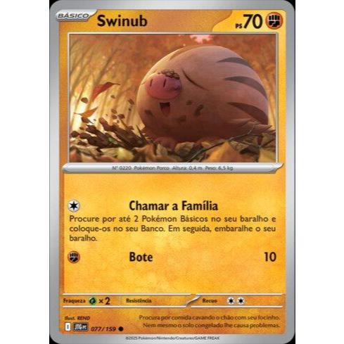 Swinub - Pokémon TCG - Amigos de Jornada