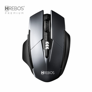 Mouse Sem Fio 2.4G Recarregável Gamer Ergonômico HREBOS IF-263