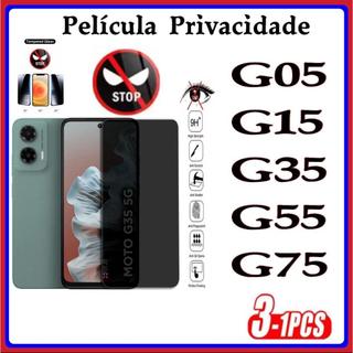 Película Privacidade 3D Anti Spy  MOTO G05 G15 G35 G55 G75