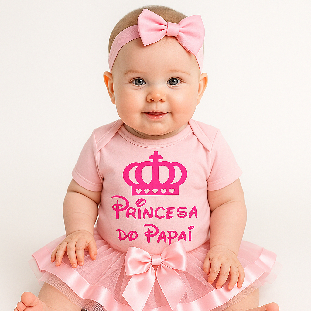Body Bebê Infantil Menina Papai Mêsversário Temático Dia Dos Pais Super Confortável Linha Premium em Oferta na Shopee