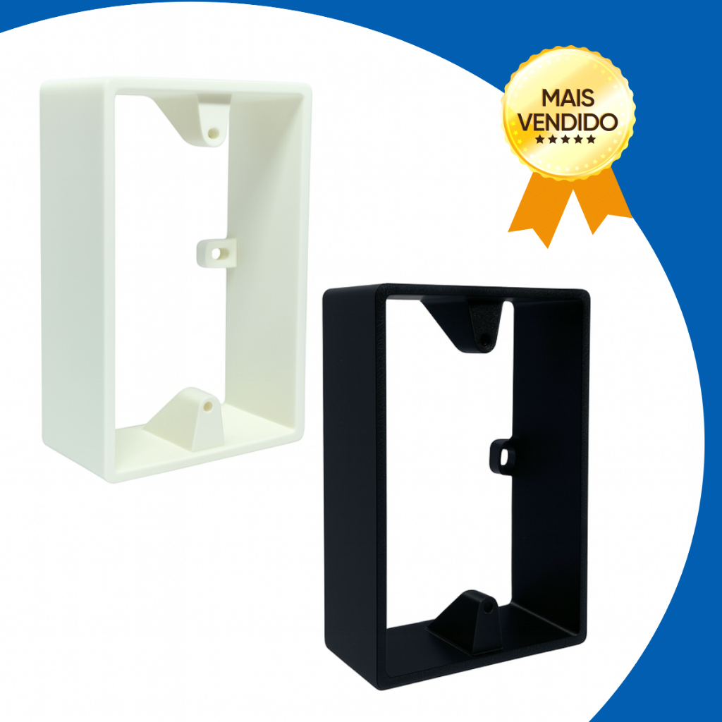 Caixa de Sobrepor 4x2 Adaptador para Interruptor Inteligente Smart Sistema X em Oferta na Shopee